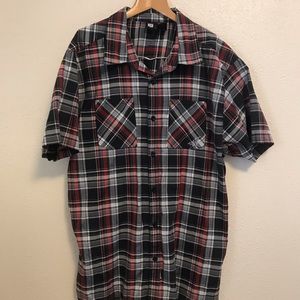 Men’s casual shirt sleeve button down shir…